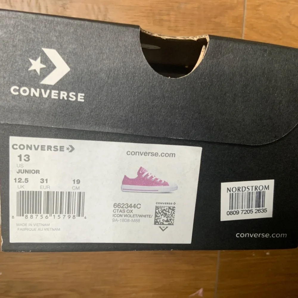 Converse All Star Pink Glitter Low Top Sneakers